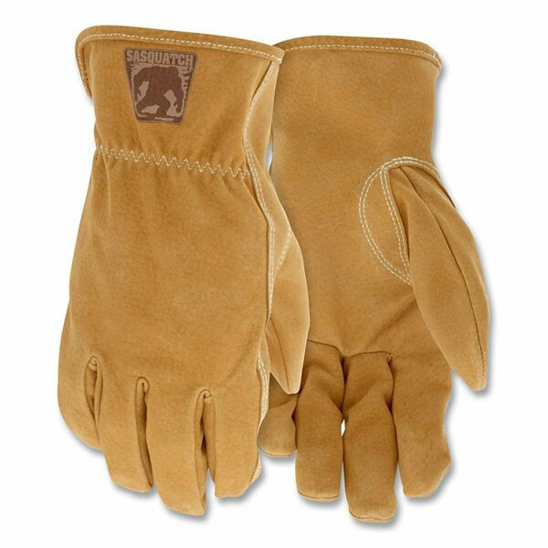 Eat-In Sasquatch Leather Driver Work Gloves, Tan - Extra Large EA3699996